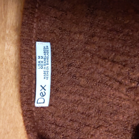 Brown thin Dex Sweater *2 for $15* - Picture 2 of 4